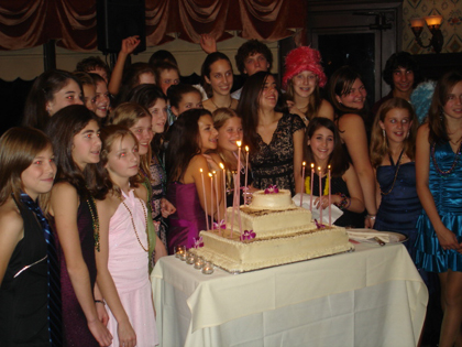 ACE at Bat Mitzvah Candle Lighting